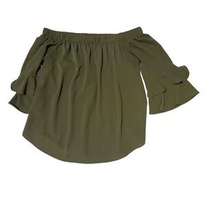 Womans Off The Shoulder Blouse Size Medium
